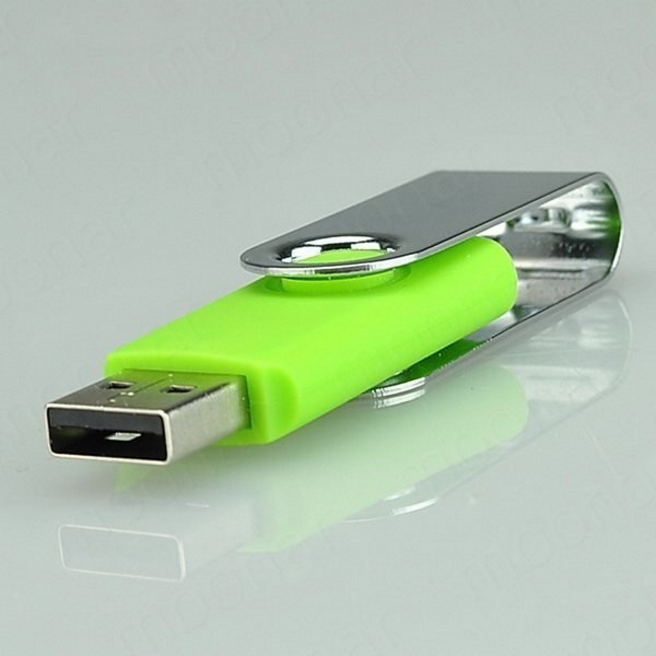 USB GERMANY Swivel 2GB USB-Stick 2 (Green, GB)