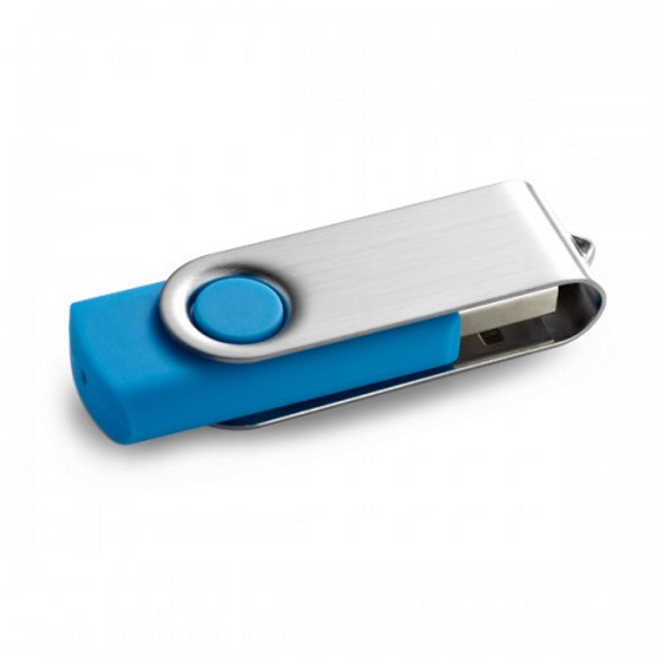 USB GERMANY Swivel 64GB USB-Stick (Hellblau, GB) 64