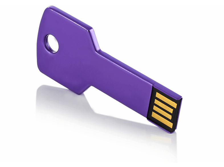 GB) USB Key 2GB 2 GERMANY (Lila, Lila USB-Stick