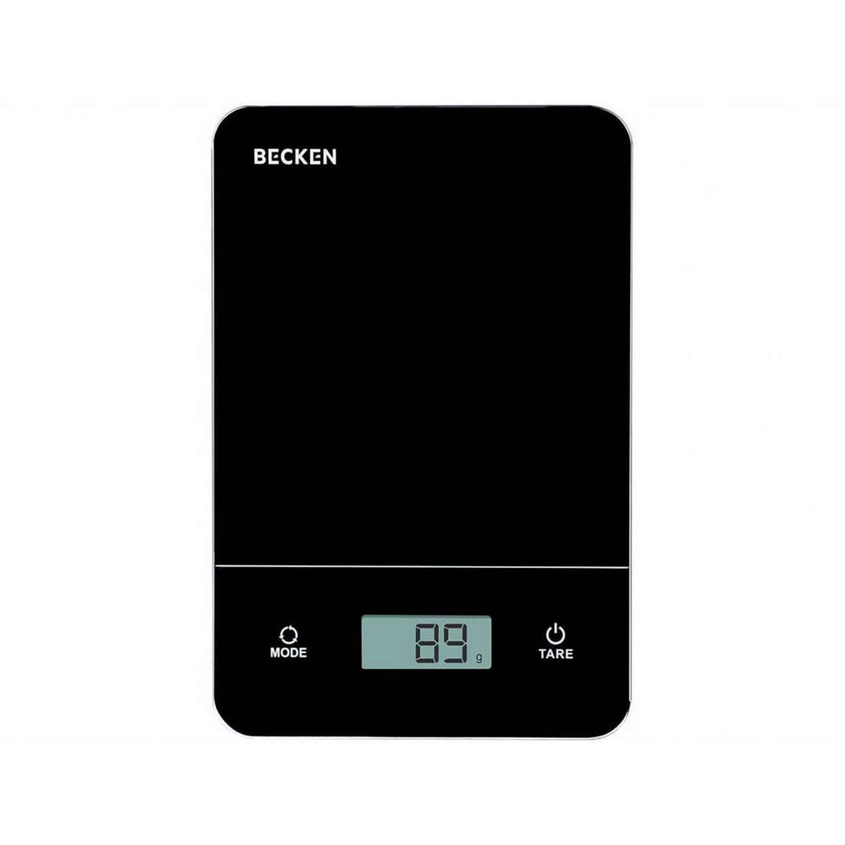 Báscula de cocina - Báscula de cocina Becken BKS2389 BECKEN, Negro