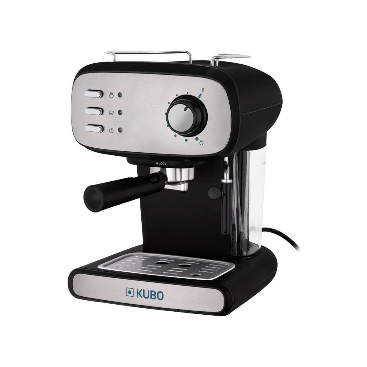 Cafetera Kubo Kbecm4842 15 bar molido manual expresso cappuccino agua 1.2l 850 w apto para bebidas con