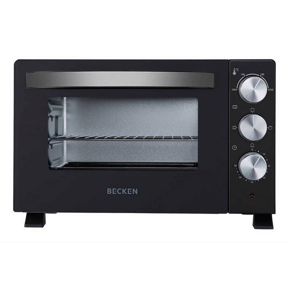 Mini horno - Mini horno BECKEN BMO4136 (Capacidad: 20 L - 1380 W) BECKEN, Negro