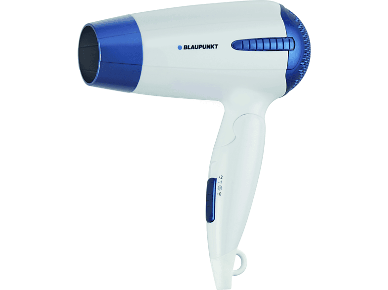 Adler AD 2222 Haartrockner – 1200 Watt, 2 Gebläsestufen, Einklappbar, Weiß/blau
