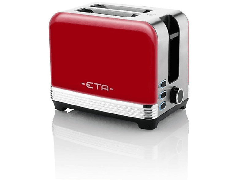 ETA RETRO STORIO TOASTER ROT (980 Watt, Schlitze 2) MediaMarkt