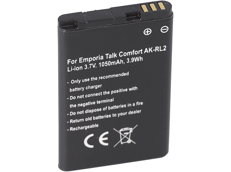 Batteria Li-Ion Per Emporia Talk Comfort – 3,7V 1050mAh (3,9Wh) – Ricambio Compatibile