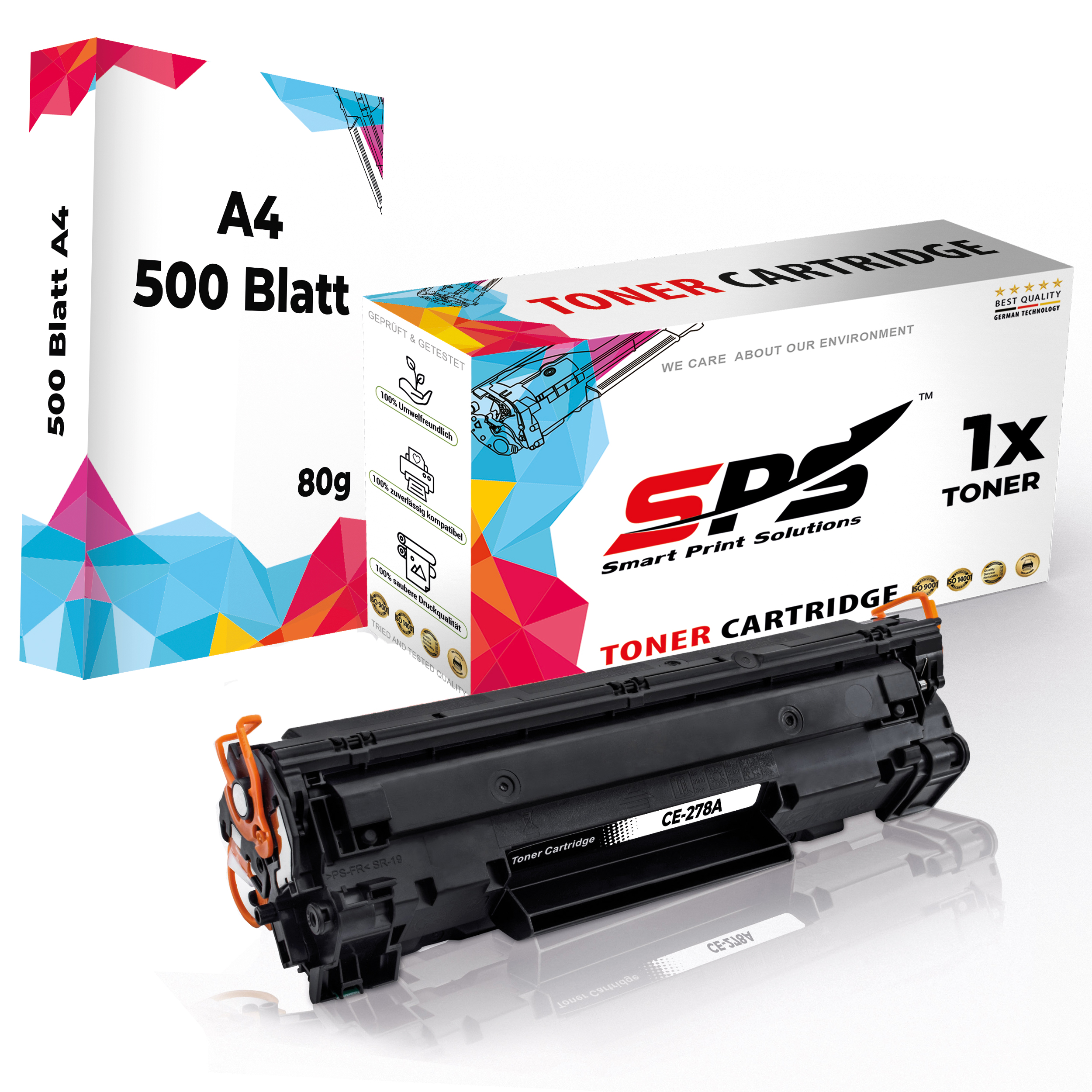 SPS S-18054 Toner (78A Schwarz CE278A)