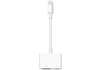 ENGELMANN Lightning auf Digital HDMI und Lightning Adapter, Weiß
