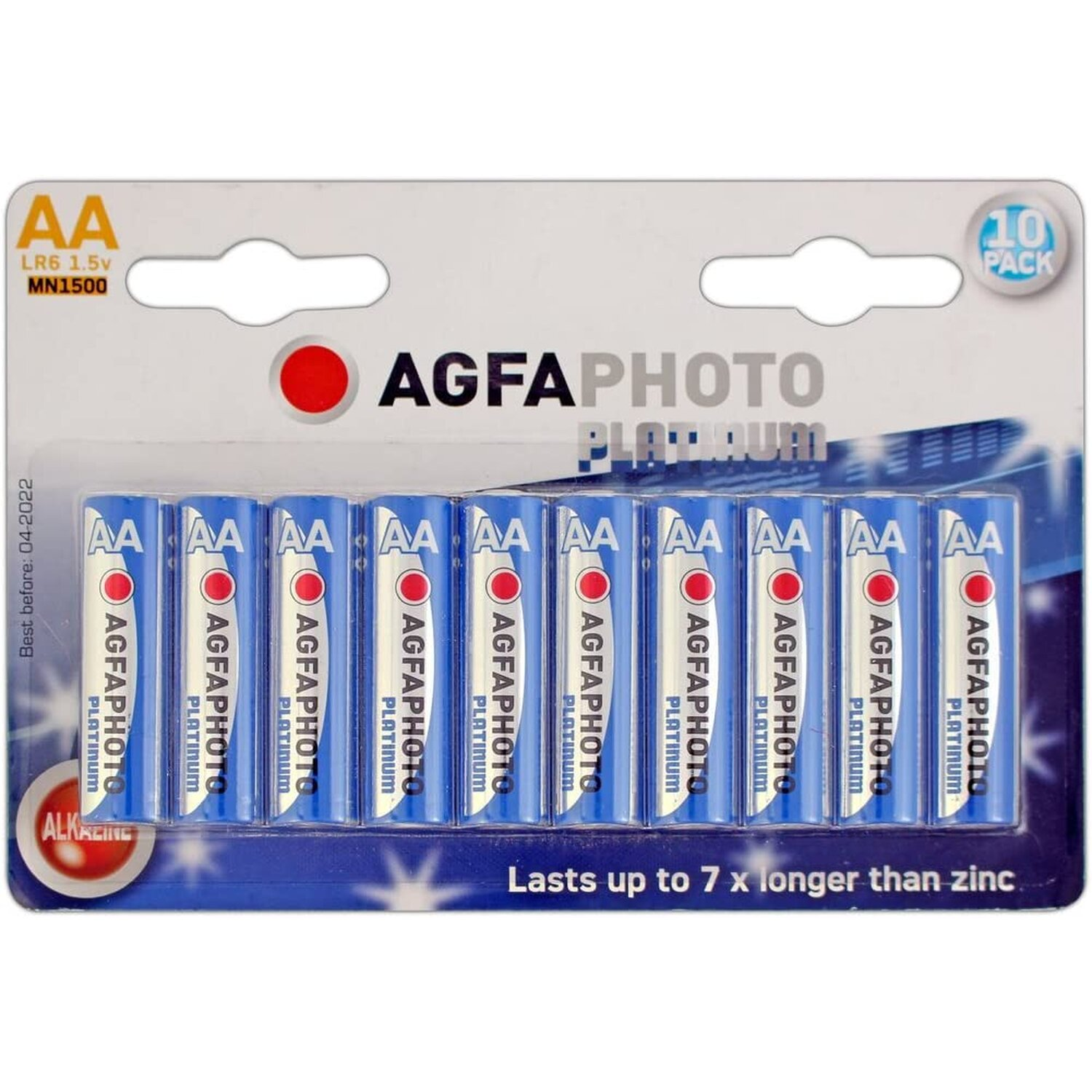 LR6 AGFAPHOTO Pack Mignon LR6 10er 10er Batterien AA