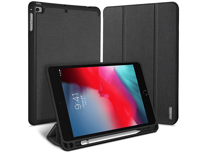 Apple Bookcover Kunstleder, Mini DUX Tablethülle für Schwarz Domo 6 DUCIS iPad