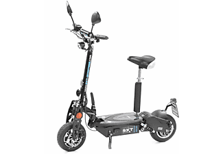 SXT SCOOTERS 500 EEC - Facelift (keine Helmpflicht!) schwarz | 36V 12 Ah Bleiakku E-Scooter (10,5 Zoll, schwarz)