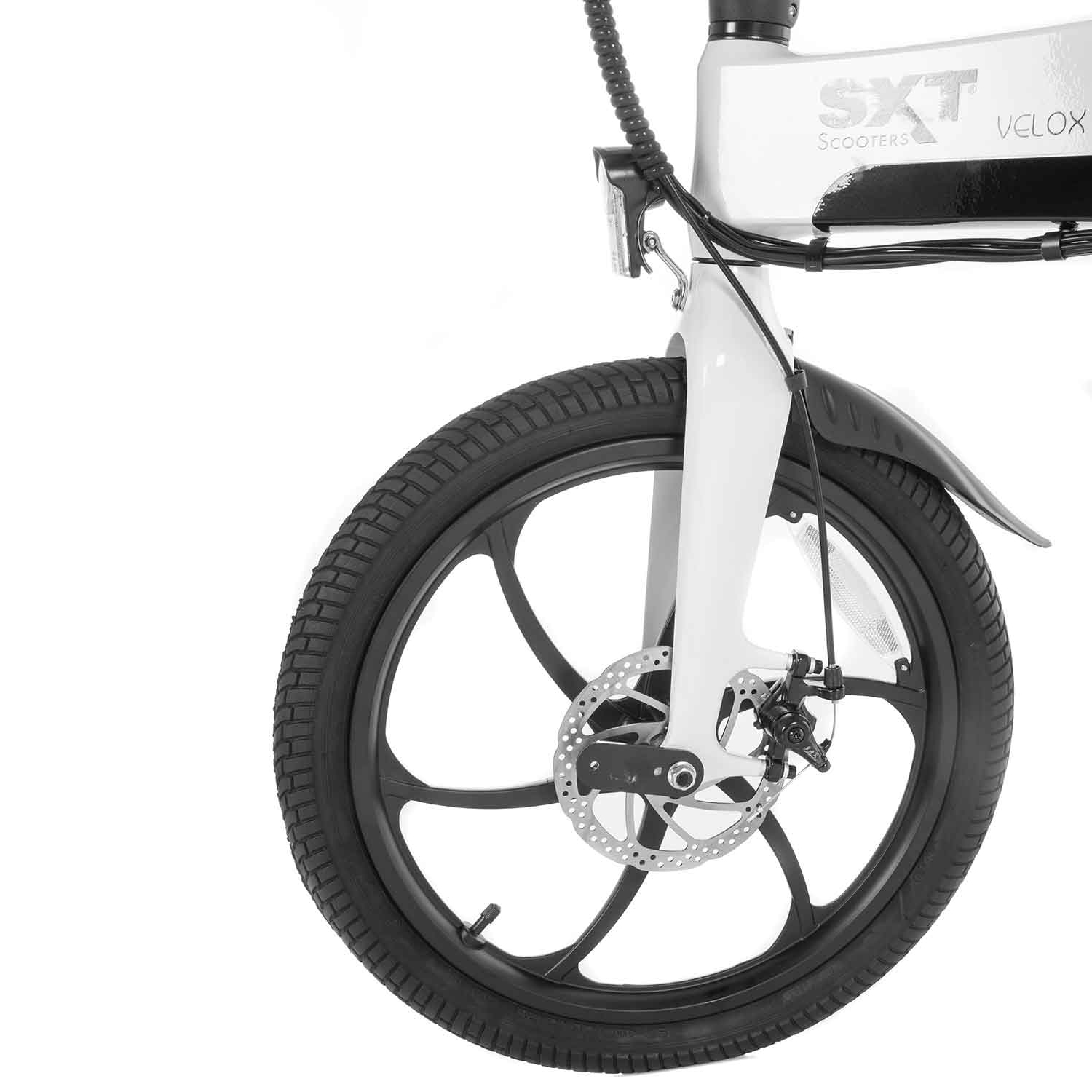Kompakt-/Faltrad weiss (20 Zoll, weiss) MAX SXT SCOOTERS Velox