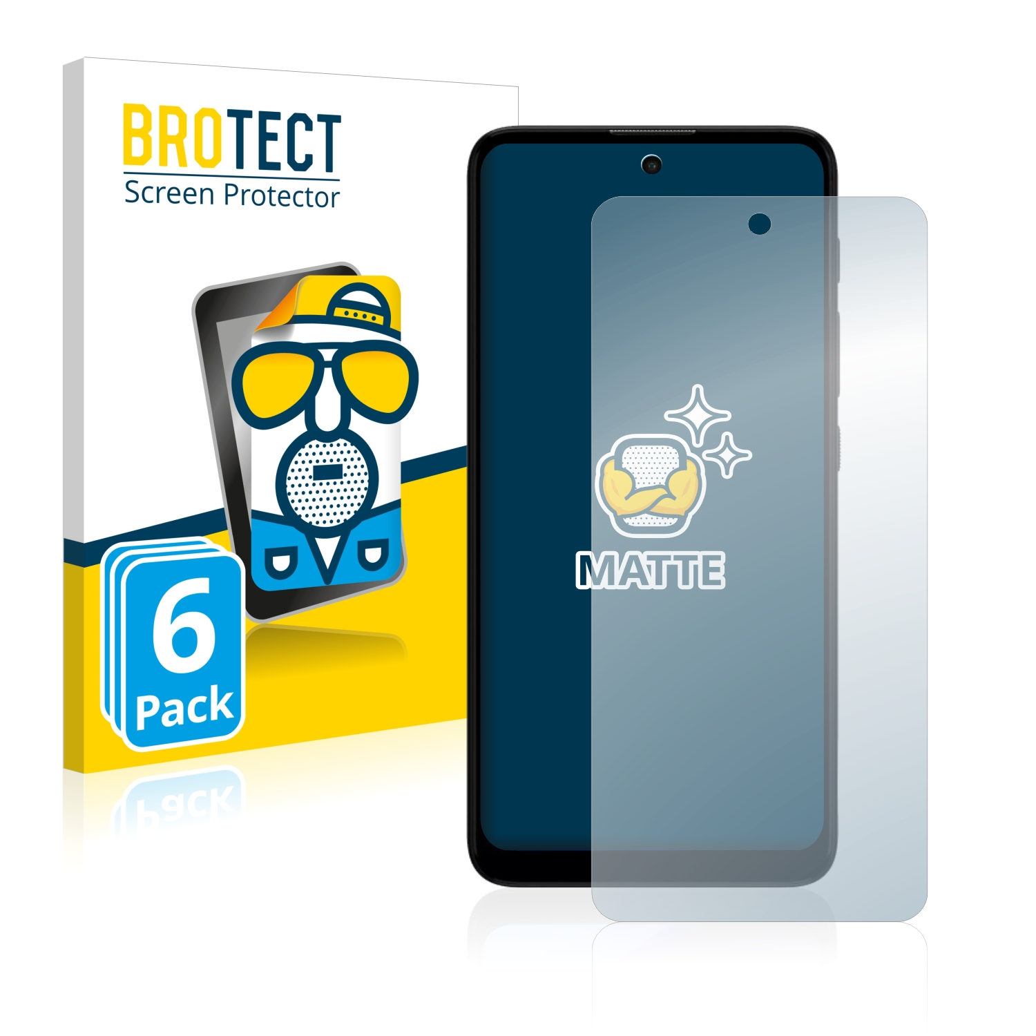 BROTECT 6x Motorola Moto matte Schutzfolie(für E30)