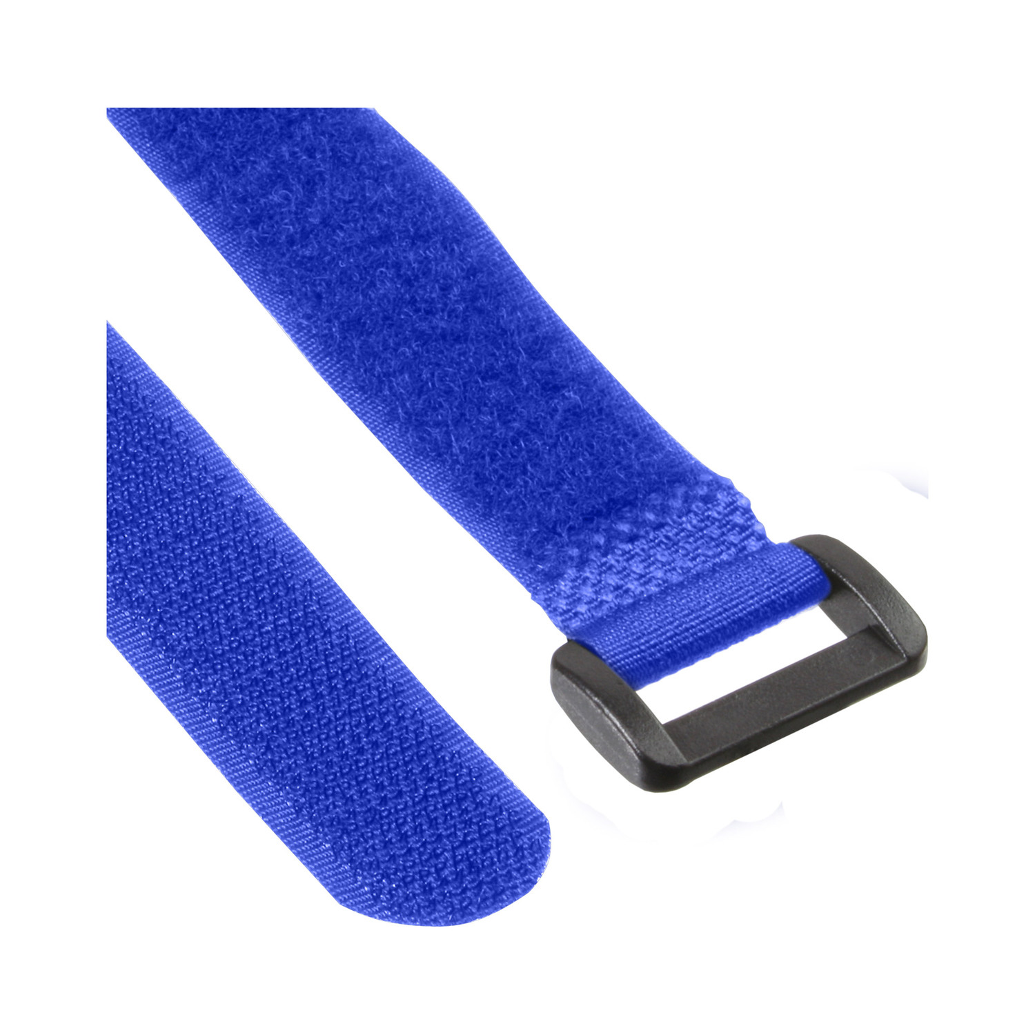 blau INLINE Klettschlaufen / Kennzeichnung Installation Befestigung 20x400mm, 10er, InLine® / Reinigung