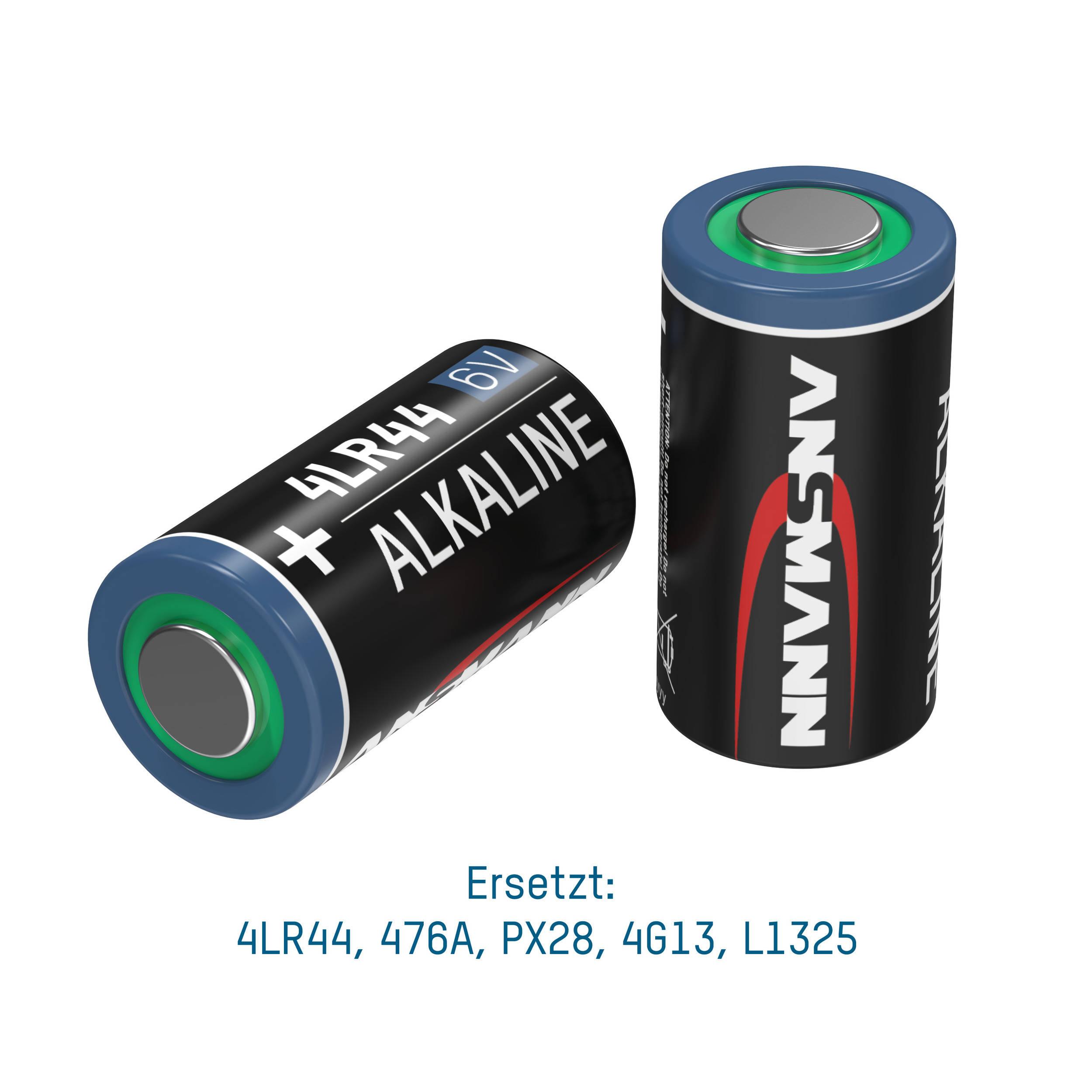 ANSMANN ANSMANN - 6V Volt 6 Spezialbatterien Alkaline Batterie, 4LR44 Spezialbatterie Batterie 8er Pack