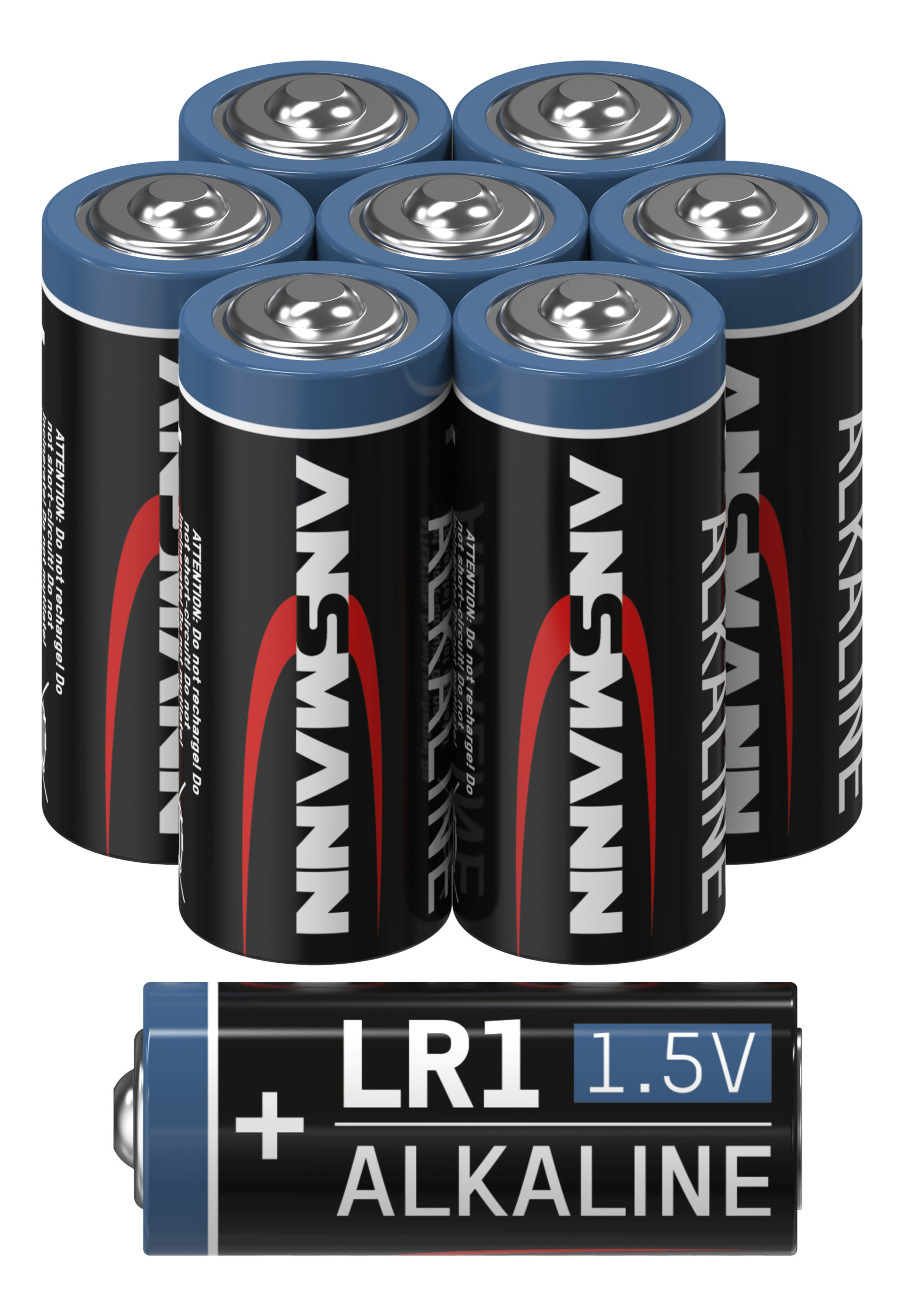 Volt ANSMANN Batterie, Alkaline Stück) 1,5V (8 Spezialbatterien LR1 1.5 Spezialbatterie
