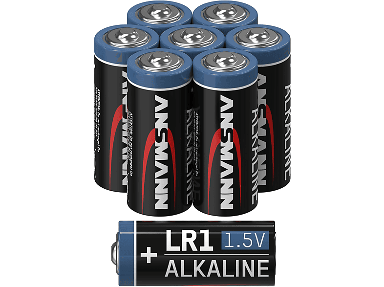 ANSMANN LR1 Spezialbatterie Volt 1,5V Spezialbatterien (8 Stück) Batterie, Alkaline 1.5