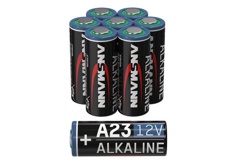 ANSMANN ANSMANN A23 12V Alkaline Batterie Spezialbatterie - 8er Pack  Spezialbatterien Batterie, 12 Volt