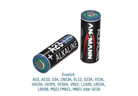 ANSMANN ANSMANN A23 12V Alkaline Batterie Spezialbatterie - 8er