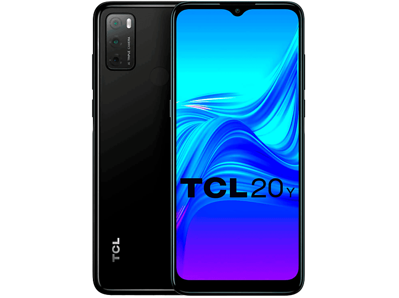 Móvil - TCL 20Y, Jewelry black, 64 GB, 4 GB, 6,52 ", CPU Octa-core ...