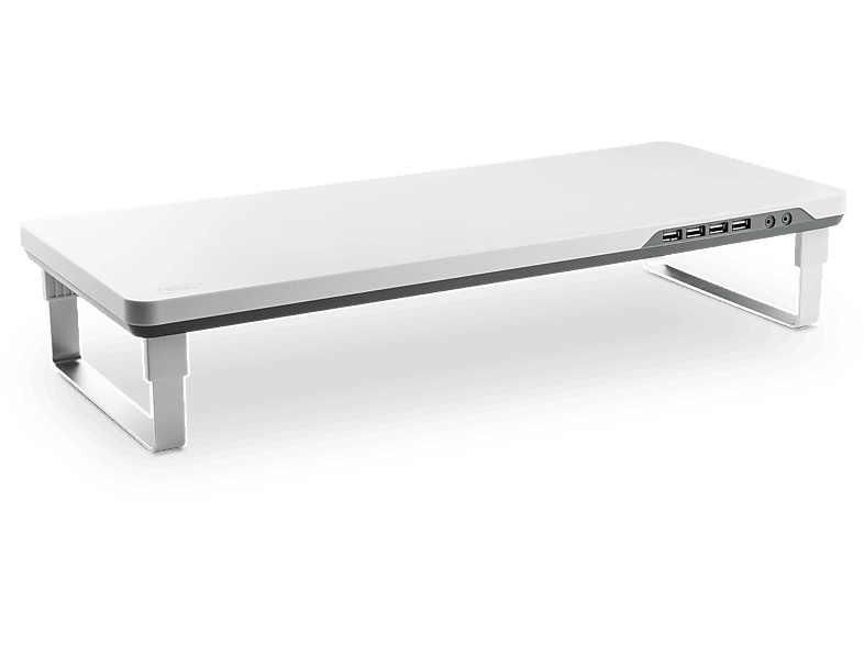 F1 grau/weiß Monitor Ständer, DEEPCOOL M-Desk