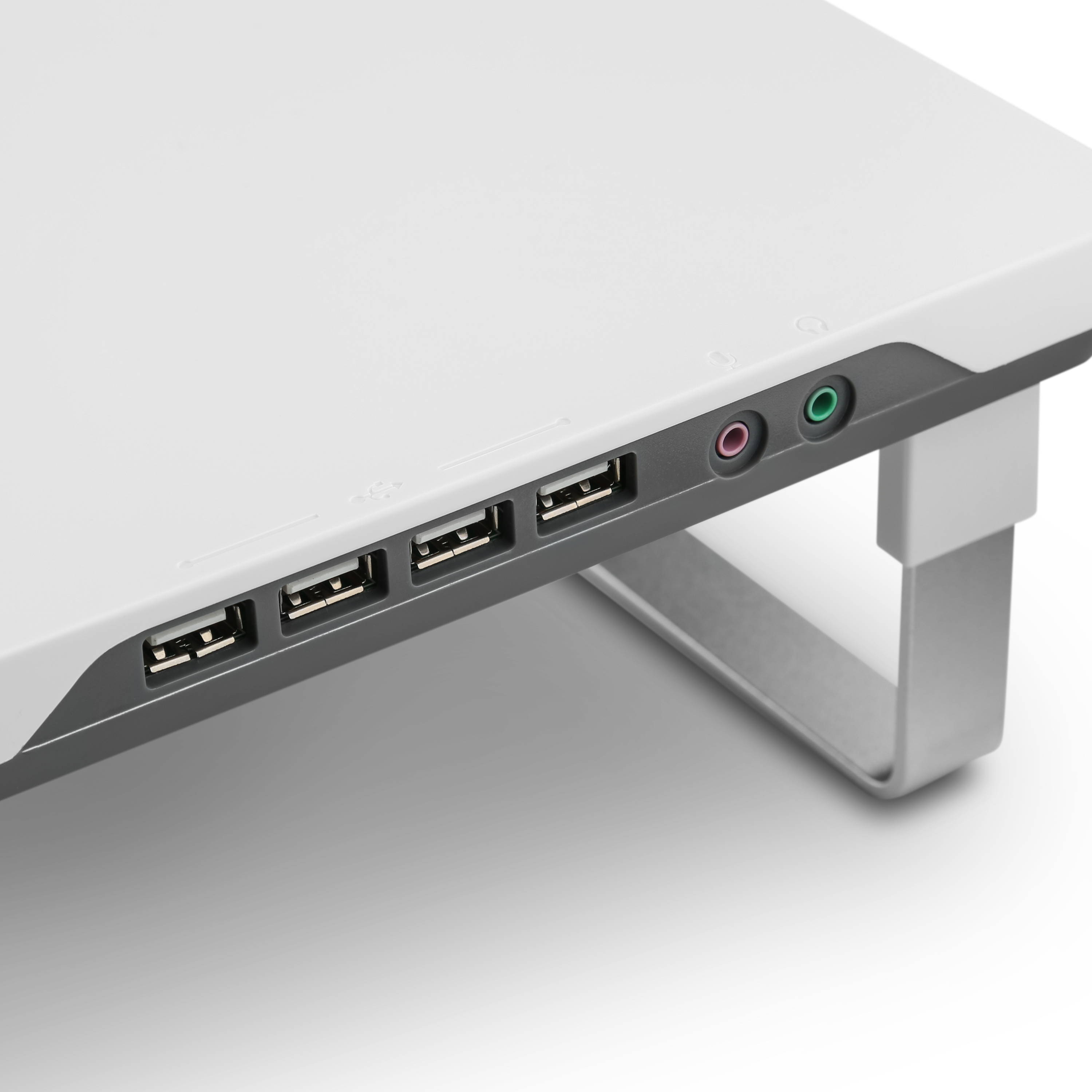DEEPCOOL M-Desk F1 Monitor Ständer, grau/weiß