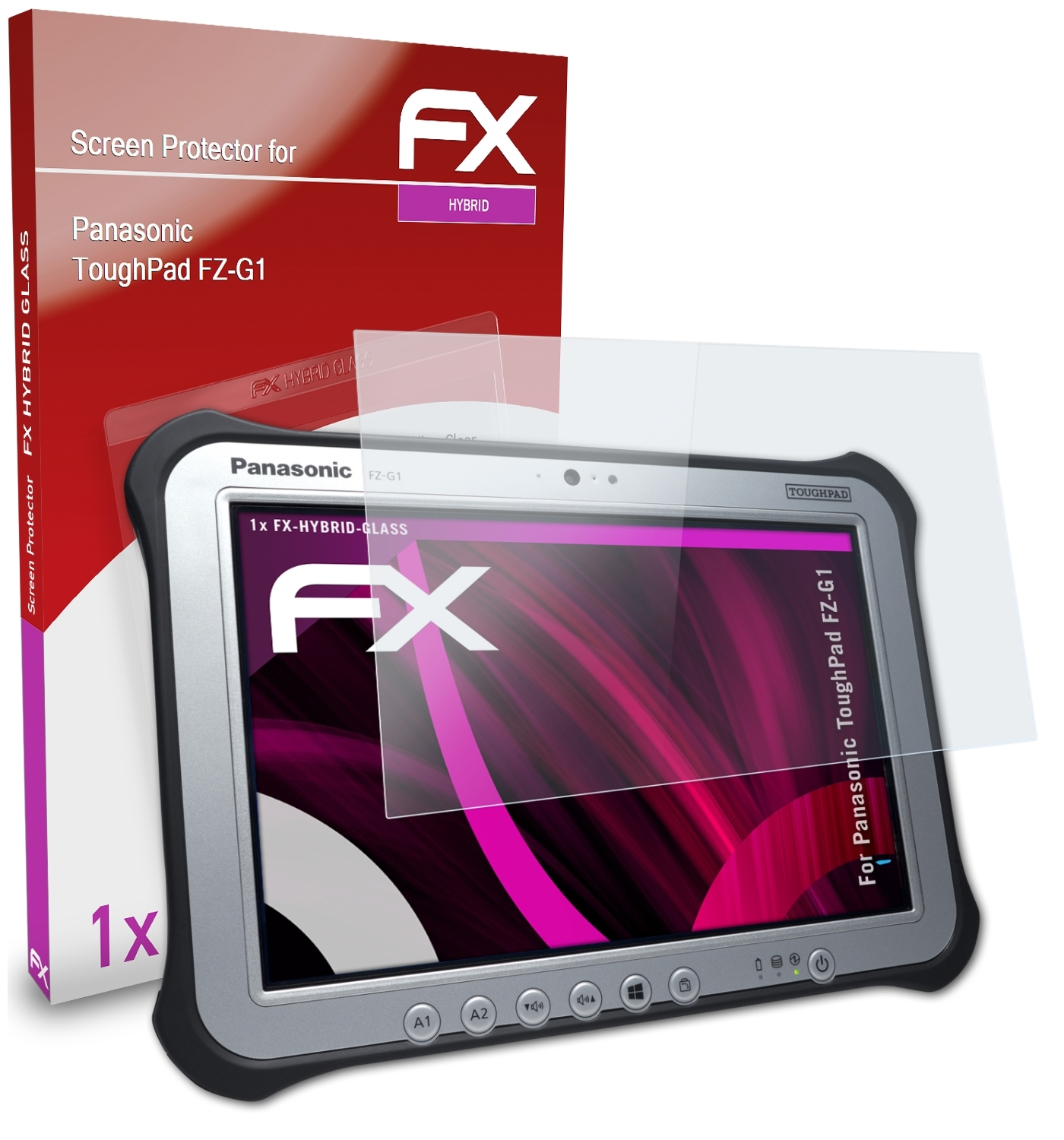 FZ-G1) Schutzglas(für ToughPad FX-Hybrid-Glass Panasonic ATFOLIX