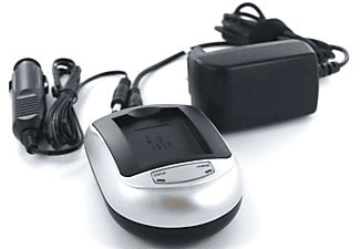 MOBILOTEC Ladegerät kompatibel mit Sony Alpha 77 II Netzteil/Ladegerät Sony, 12 Volt, Silberfarben