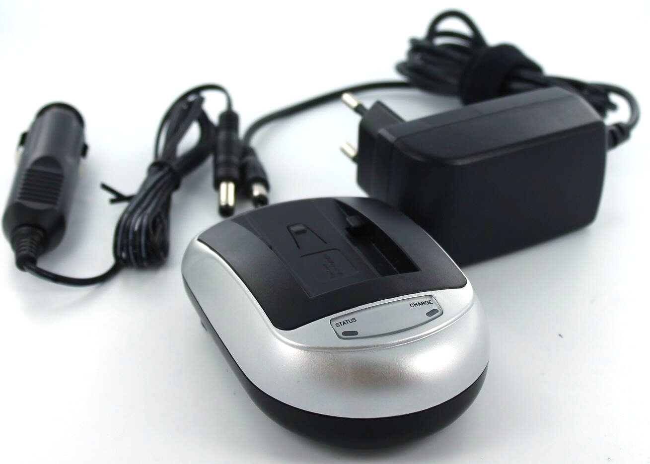 Netzteil/Ladegerät MOBILOTEC Volt, Sony Silberfarben kompatibel HDR-CX350 12 Ladegerät Sony, mit