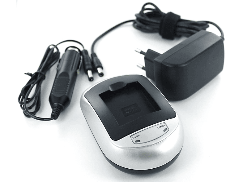 MOBILOTEC Ladegerät kompatibel mit Sony Silberfarben Sony, Volt, DSC-W220 12 Netzteil/Ladegerät