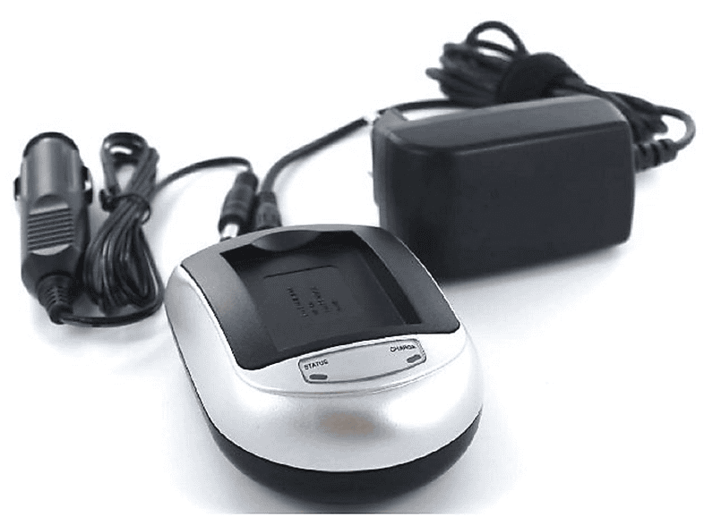 MOBILOTEC Ladegerät kompatibel mit Panasonic HC-V550 Silberfarben 12 Panasonic, Netzteil/Ladegerät Volt