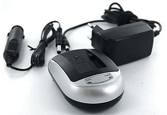 MOBILOTEC Ladegerät kompatibel mit Sony NP-FV50 Netzteil/Ladegerät Sony, 12 Volt, Silberfarben