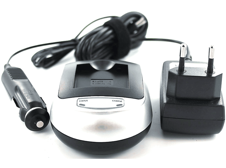 MOBILOTEC Ladegerät kompatibel mit Panasonic DE-A60A Netzteil/Ladegerät Panasonic, 12 Volt, Silberfarben