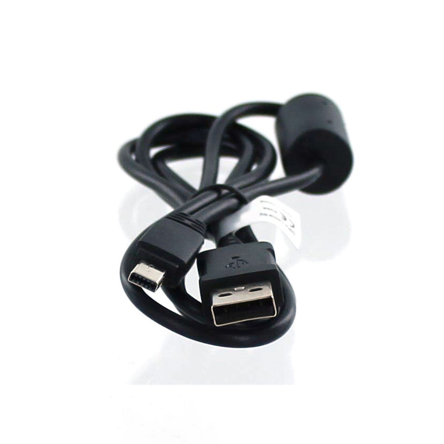 MOBILOTEC USB-Datenkabel kompatibel mit Casio Zubehör Casio, Exilim EX-Z77 schwarz