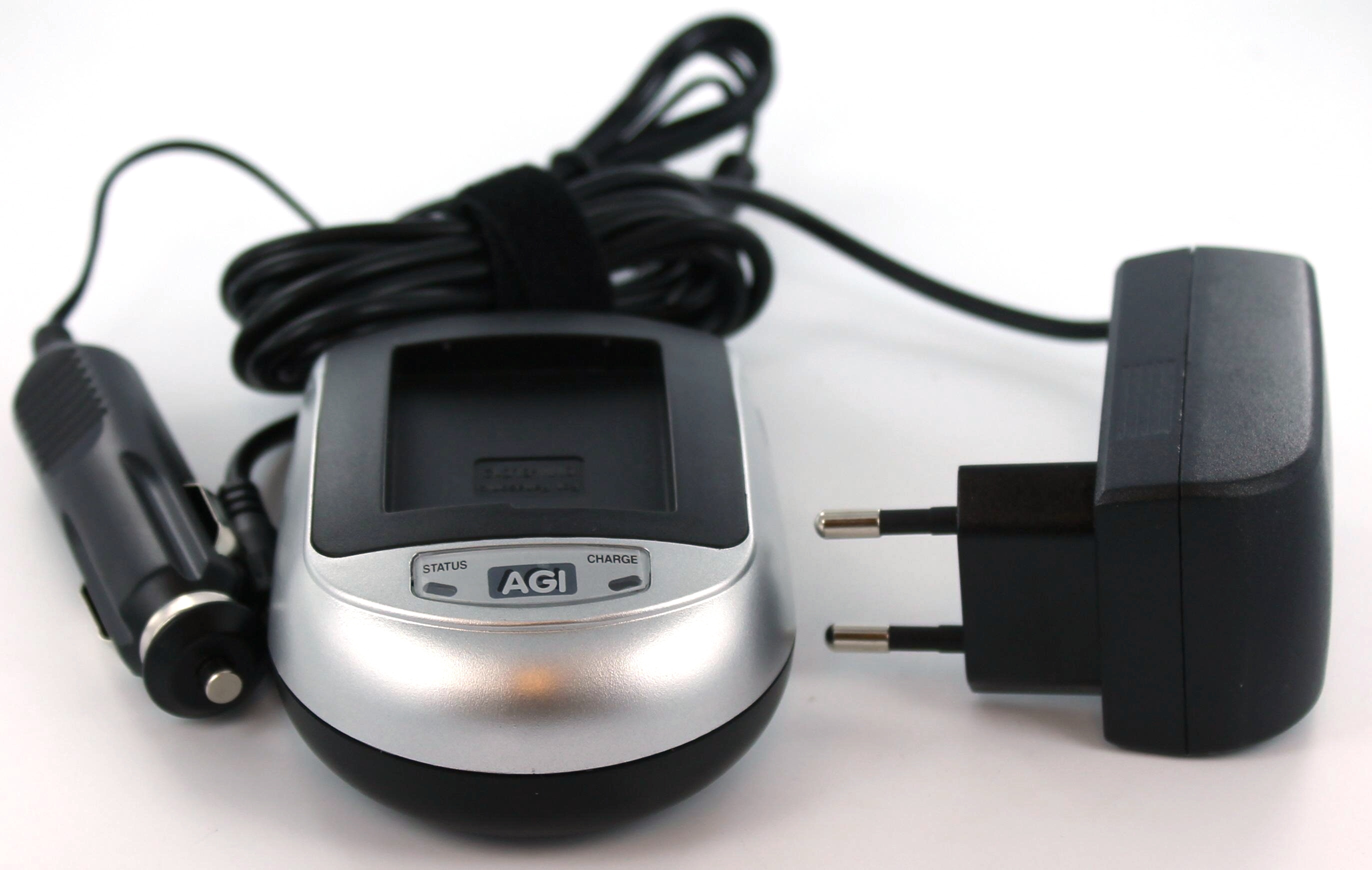 MOBILOTEC Ladegerät kompatibel mit Panasonic Lumix DMC-FZ200  Netzteil/Ladegerät Panasonic, 12 Volt, silberfarben