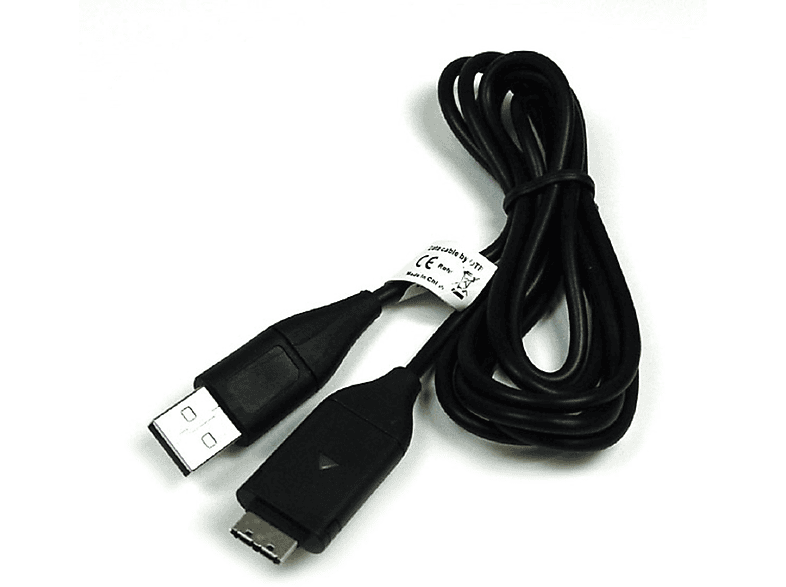 kompatibel Samsung ES75 schwarz USB-Ladekabel mit MOBILOTEC Samsung, Zubehör