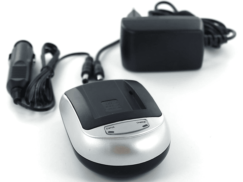 MOBILOTEC Ladegerät kompatibel mit Panasonic 12 Netzteil/Ladegerät Silberfarben Lumix Volt, Panasonic, DMC-G2