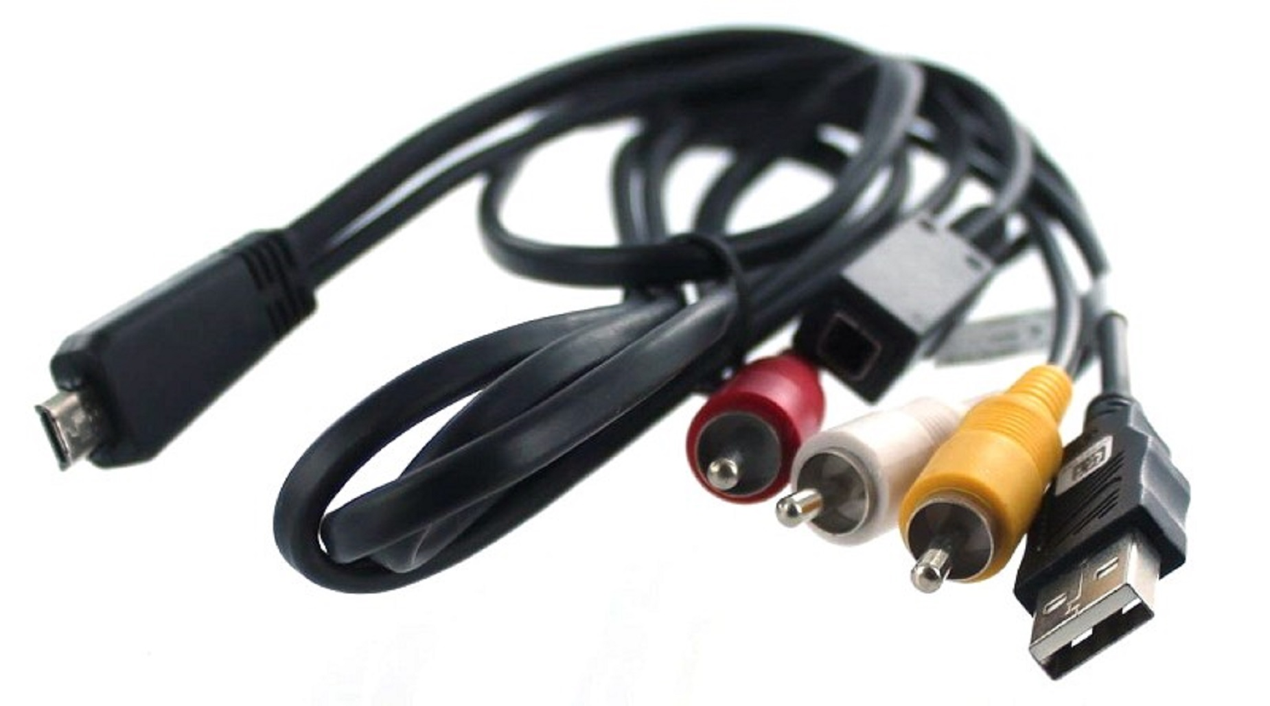 Sony DSC-HX7V schwarz mit kompatibel MOBILOTEC Zubehör USB-/AV-Verbindungskabel Sony,