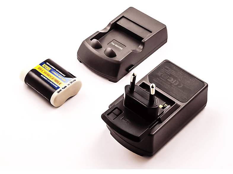 MOBILOTEC SteckerLadegerät kompatibel mit Nikon F50 Netzteil/Ladegerät Nikon, 3.7/7.3 Volt, grau