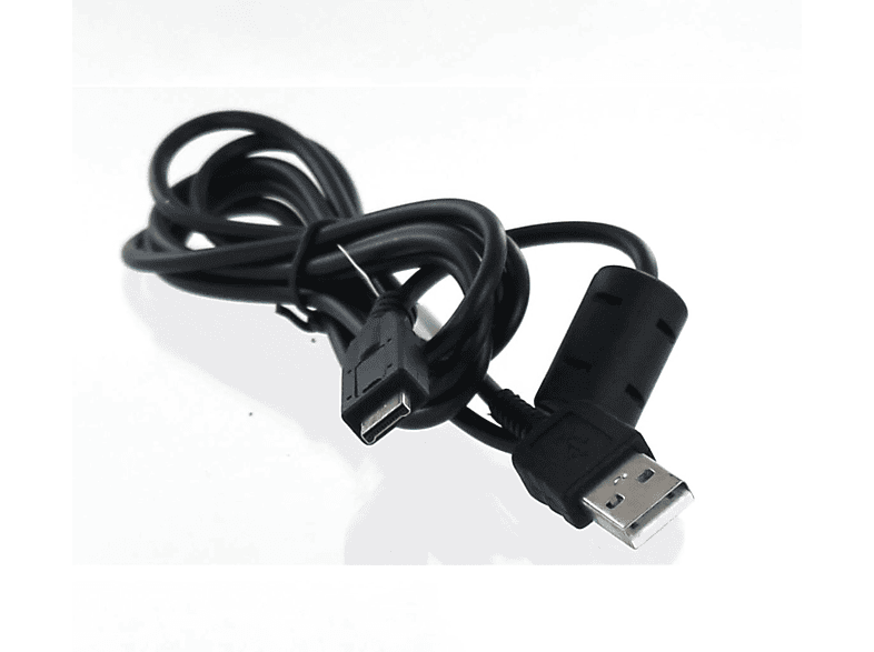MOBILOTEC USB-Datenkabel kompatibel mit Panasonic Lumix DMC-FZ45 Zubehör Panasonic, schwarz