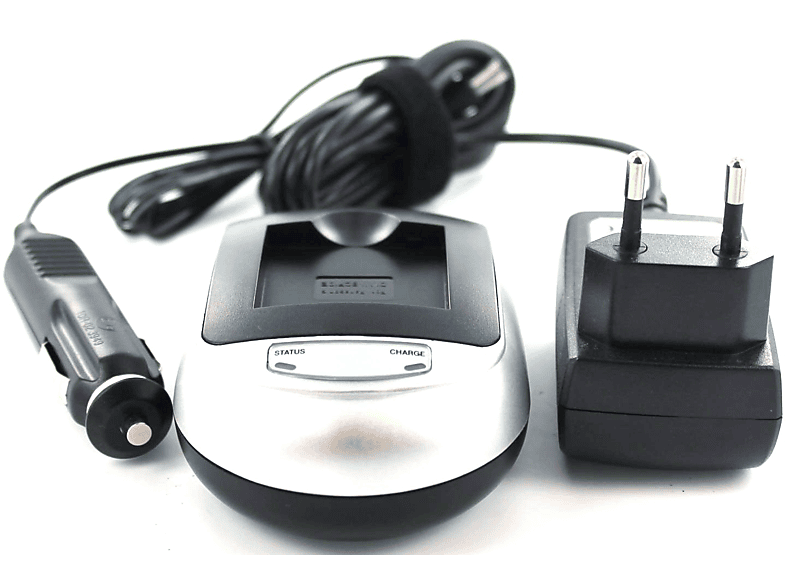 Panasonic Panasonic, Ladegerät Volt, kompatibel MOBILOTEC mit CGA-S106C 12 Silberfarben Netzteil/Ladegerät