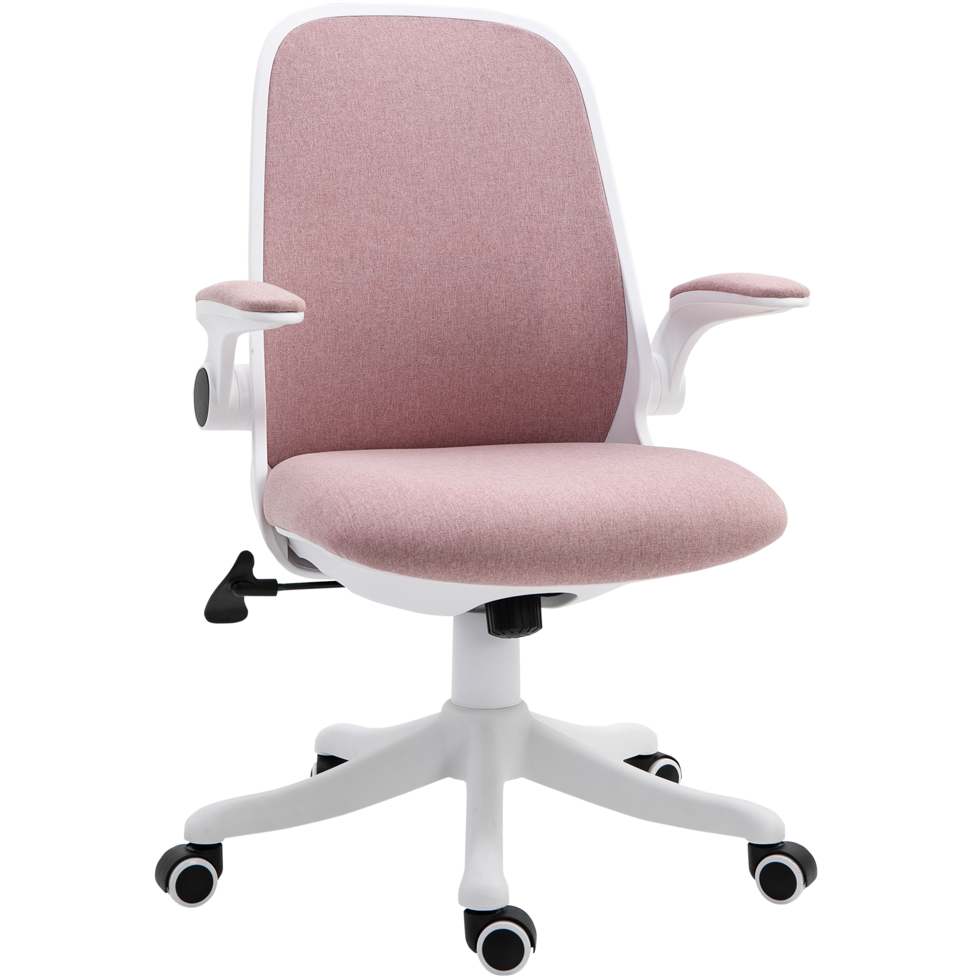 Silla de Escritorio - basculante, altura ajustable, reposabrazos elevable, 120kg VINSETTO, Rosa