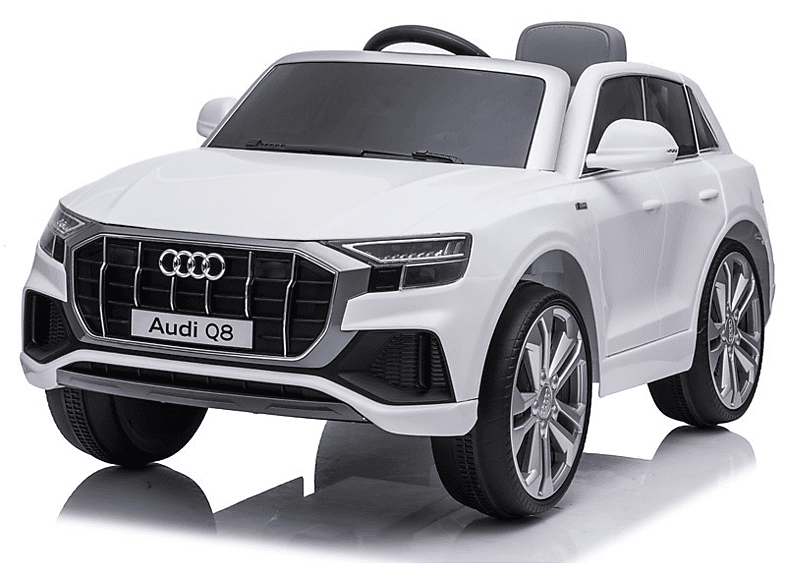 Coche Eléctrico - ATAA CARS Audi Q8 batería 12v y mando Color Blanco - Coche eléctrico infantil para niños batería 12v con m