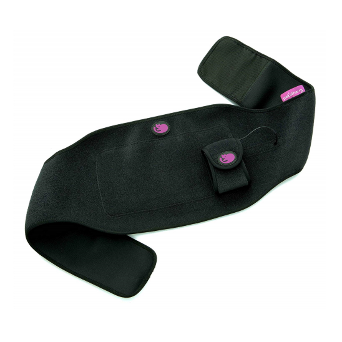 Vendaje térmico - PEKATHERM AE806 Vendaje térmico para la zona lumbar, Negro