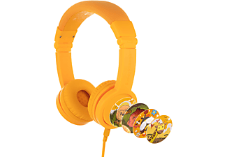 BUDDYPHONES Explore+, On-ear Kinder Kopfhörer Gelb