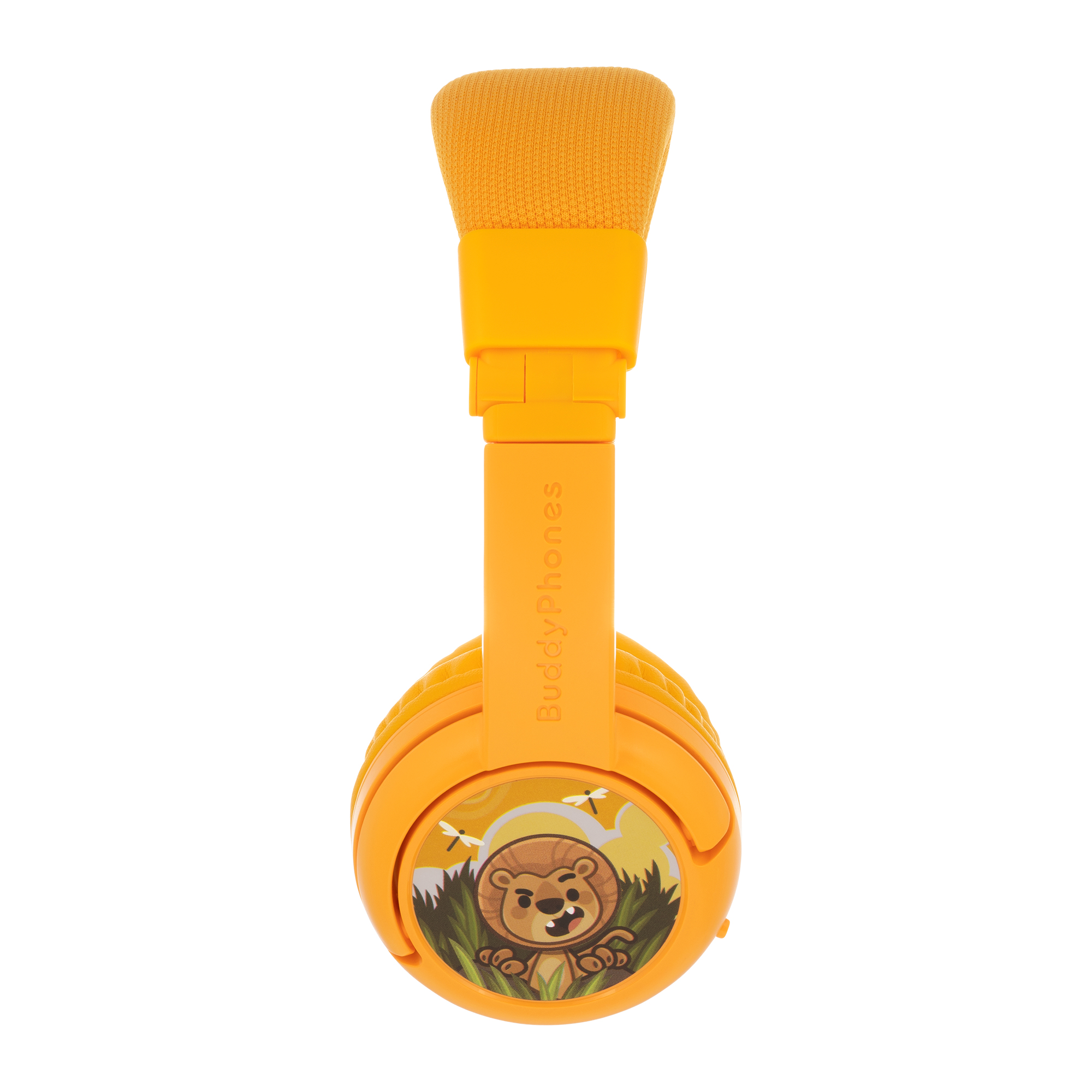 BUDDYPHONES Play+, Kinder Bluetooth Gelb Kopfhörer On-ear