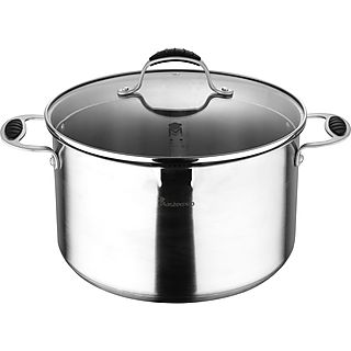 Cacerola Stock Pot 28X16.5Cm 9,8L Acero Inoxidable Ind C/Tapa Foodies Mp - MASTERPRO BGMP-1593, Otros Recubrimientos