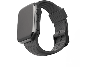 URBAN ARMOR GEAR U by UAG [U] Dot Silikon Strap, Apple Watch Armband, Apple, Apple Watch SE, Series 7 / Series 6 / Series 5 / Series 4 / Series 3 / Series 2 / Series 1 (45mm / 44mm / 42mm), schwarz