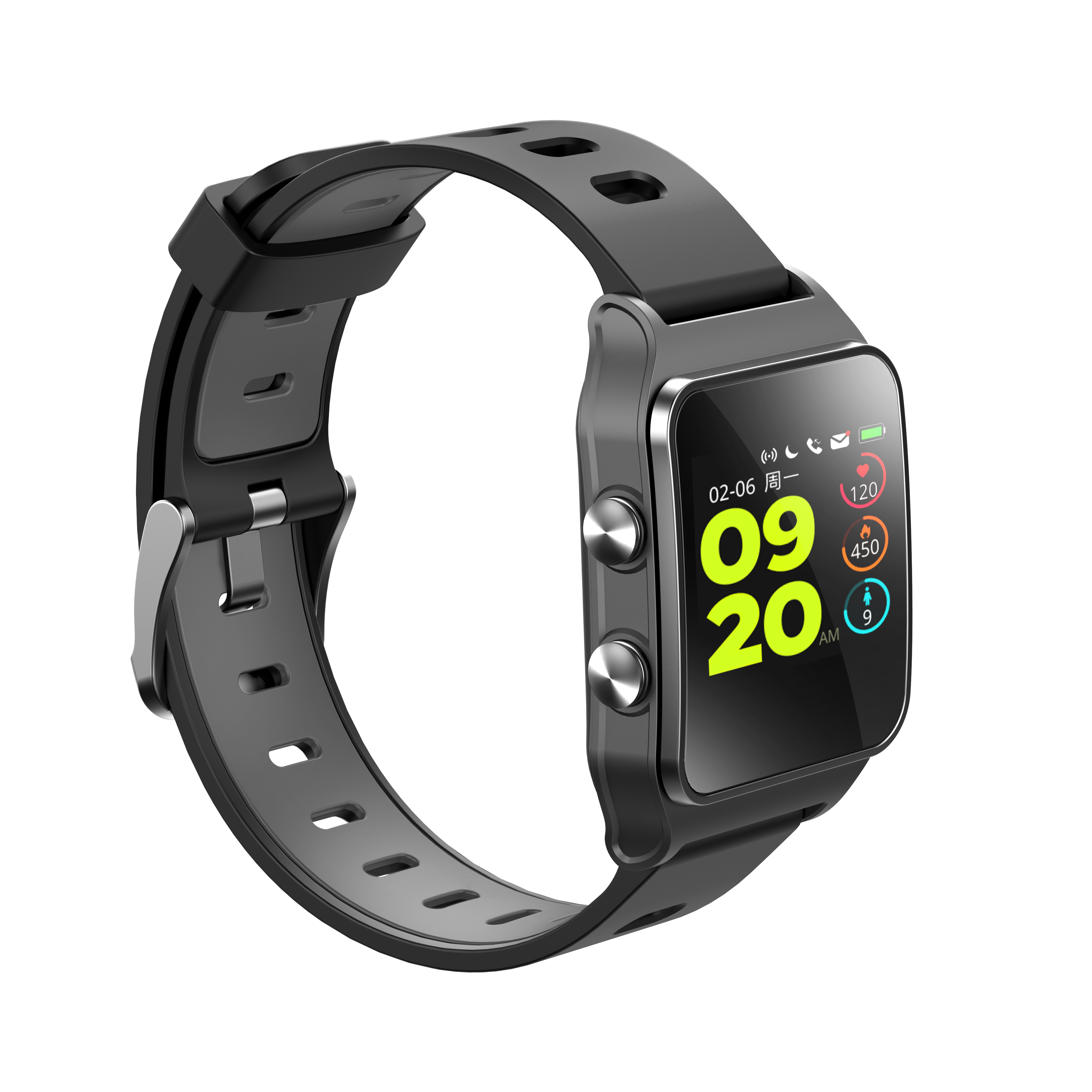 Smartwatch LESW15K - LEOTEC, Negro