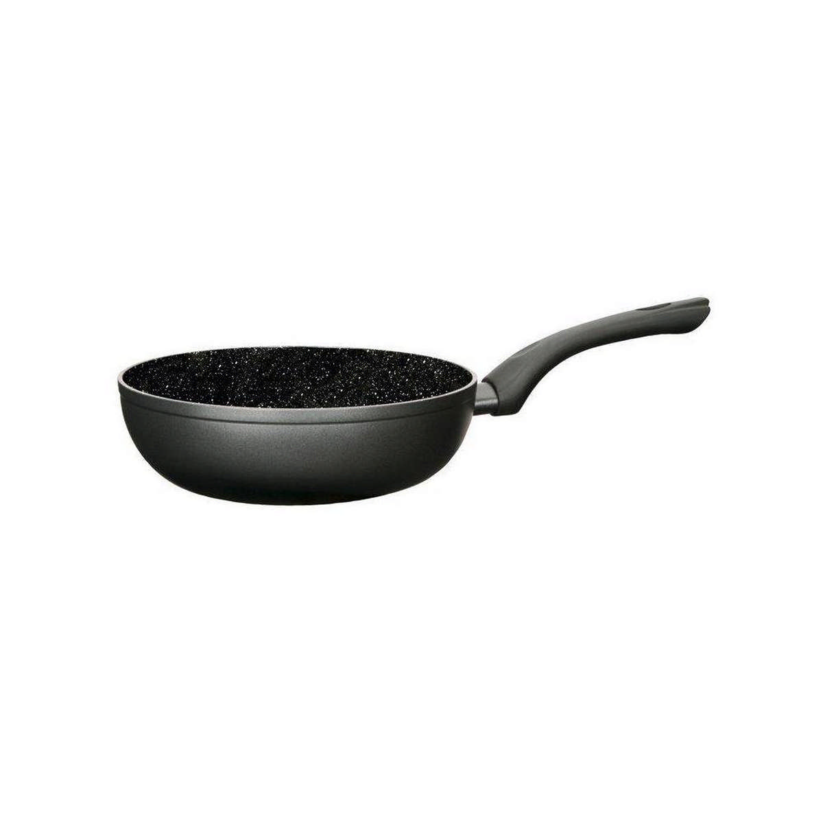 Wok - JATA Jata Hogar SEW28M, Aluminio, Negro, 28 cm