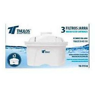 Recambio  - Thulos - 3 Recambios para Jarra Purificadora De Agua Thulos Th-Hs-518 THULOS